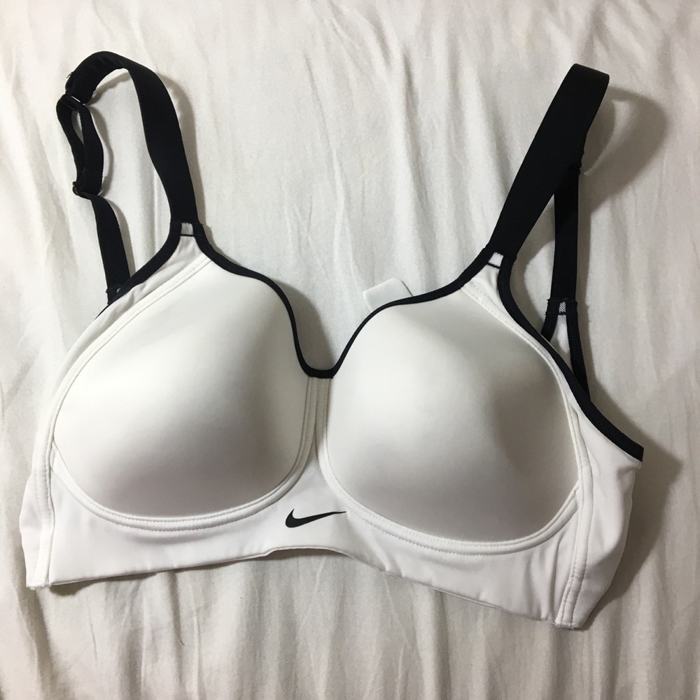 White Nike Sports Bra